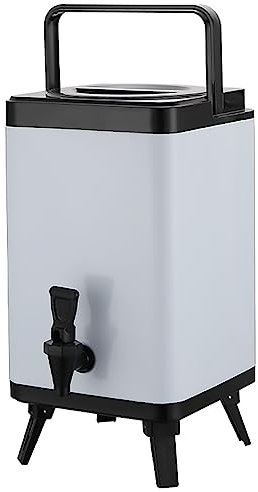 ANSNOW Heißwasserspender Mit Wasserhahn, Catering-Urne Aus Edelstahl 304, Kommerzielle Kaffeeurne, Isoliertes Fass Für Restaurant, Büro, Café, Zuhause/-/6L