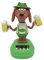 Solar Powered Dancing Dog Funny Swinging Animal Dancer Dancing Figures Solar for Car Dashboard & Home Decoration