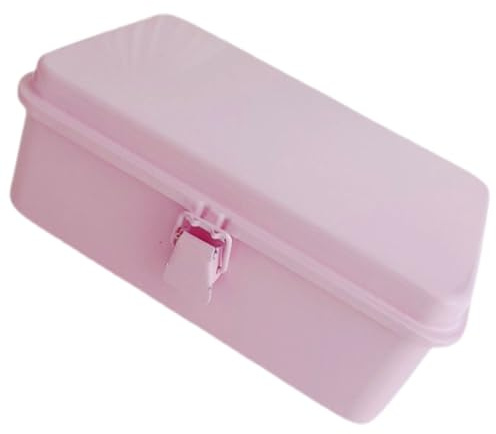 KITANDOVE Tool Boxes for Storage Car Tool Box Metal Toolbox Organizer Pink