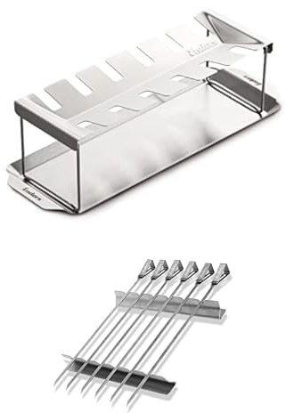 Enders Chicken Wing Halter + SCHASCHLIKSPIESS-Set Edelstahl