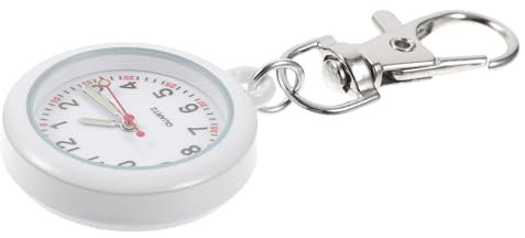 LIFKOME 2 Stück Clip-on Krankenschwesteruhr Digitale Taschenuhr 24-Stunden-Format Leuchtender Chronograph Für Medizinisches Fachpersonal