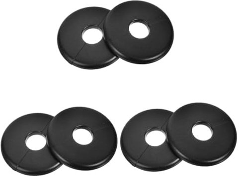 DOITOOL 3 Sätze Sanitärflansch Wasserhähne Wasserhahn Brauseschlauch Für Badewannenarmaturen Stecker Wandflansch Rohr Stift Dichtungen Sieb Abfluss Sanitärplatten Wände Plastik 2 Stück * 3