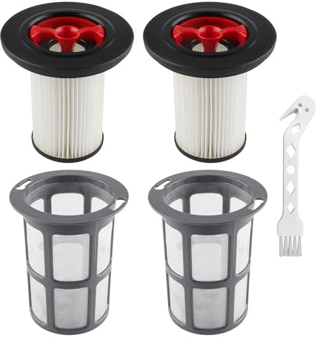 DXLing 2 Stück Ersatzfilter und Staubsauger Filter Fusselschutz kompatibel mit Bosch Unlimited Gen2 Serie 8 Staubsauger HEPA Filter kompatibel mit Bosch 12036642,12023349 mit Reinigungsbürste Filter