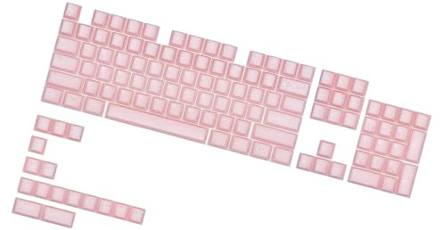 120 tapas de teclas de ABS translúcidas personalizables de altura original de inyección doble de inyección duradera para los amantes de la computadora