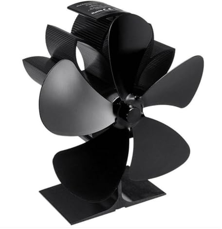 Ventilatore Bruciatori Legna Ventilatore For Stufa A 5 Pale For Caminetto Alimentato A Calore Bruciatore A Legna For Ecologico Termoventilatore For Silenzioso Distribuzione Efficiente Del For La Casa