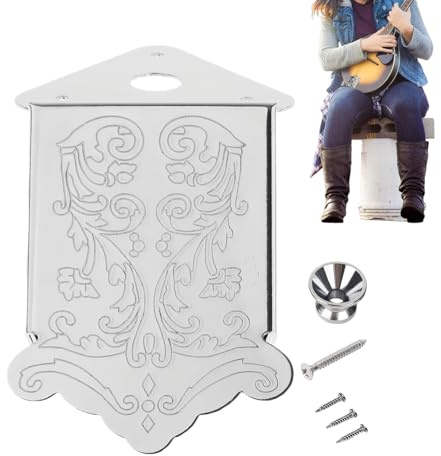 Mandolin Tailpiece 8-String Mandolin Tailpiece Accessories with Buckle and | Musical Instrument Accessories for Beginners Festival Outdoor Classroom Party Play Performance School