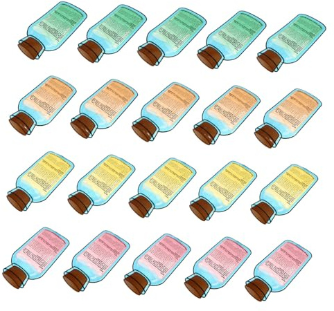 OATIPHO Bolsas de Enfriamiento con Inyección de Agua 400ml Pet 20 Piezas para Verano Fácil de Llevar y Mantener Alimentos Frescos en Picnic al Aire Libre Color Aleatorio