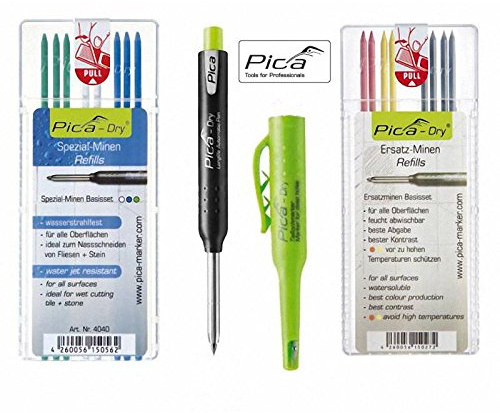 Pica-Dry Longlife Automatic Pen inkl. Ersatz- u. Spezialminen Basis-Set