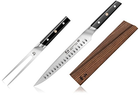 Cangshan TC Series 1020502 Swedish 14C28N Steel Forged 2-Piece Carving Set