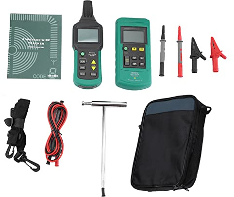 Multifunzione Rilevatore di Cavo Elettrico, MS6818 Localizzatore di Cavi, Linea di Tester per Rilevatori di Tubi Metallici 12V-400V AC/DC Localizzatore di Cavi