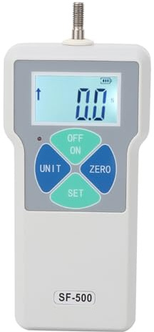 Estink Digitales Kraftmessgerät SF-500, Push-Pull-Messgerät für Druck und Zug, mit Drei Anzeigeeinheiten Lb/Kg/N