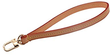 Senral Vachetta Leder Wristlet Handschlaufe Clutch Handtasche Geldbörse Halter Ersatz Tasche Zubehör, Ersatzarmband für Pochette und Clutch