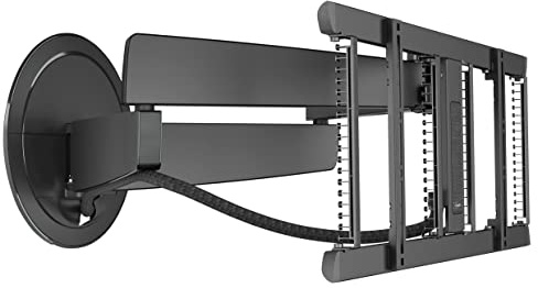 Vogel's TVM 7655 Premium TV-Wandhalterung für 40-77 Zoll Fernseher, Schwarz | Unsere Eleganteste: Premium DesignMount TV Halterung, Schwenkbar bis zu 120°, Max 35 kg, VESA bis zu 600x400