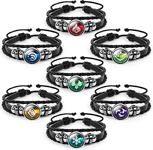 Aucuu 7 pulseras de ojos de Dios de anime, 21*20*2