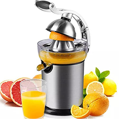Presse - Agrumes Automatique, Presse - Agrumes Et Citrons Professionnels De 130 W, Machine À Jus D'agrumes Électrique En Acier Inoxydable, Pas De Fuite, Pas D'éclaboussure, Pour Le Pressage Frais