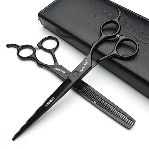 Professionelles Haarschneidemaschinen-Set mit scharfen Klingen, leicht zu verdünnen und zu schneiden, geeignet für Friseure, Friseursalons und Familien, 17,8 cm, 2 Stück