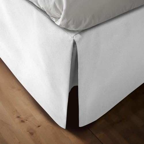 10XDIEZ Cache-sommier (Blanc - Lit 160cm)