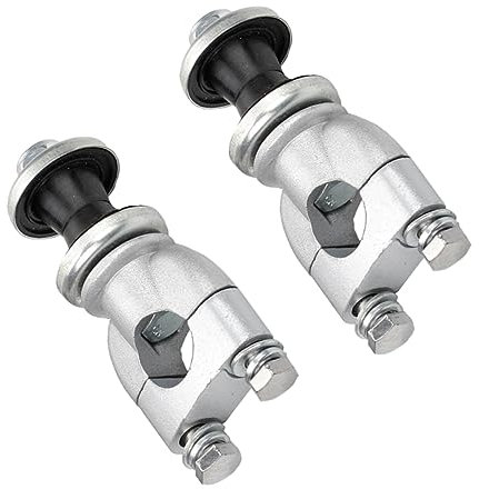AOKWAWALIY 2 Stück Presscode-Halter, Lenker-Erhöhung, Verbindungsklemmen, schwenkbare Lenkererhöhung, Motorradlenkerklemme, Motorradlenkererhöhung, Fahrradlenker-Erhöhung, Brikettiergummi, Einzelloch