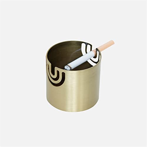 SDA287MZ Aschenbecher Aschenbecher Home Wohnzimmer Schlafzimmer Messing Aschenbecher Büro Restaurant Hotel Aschenbecher Geschenk Zigarette Aschenbecher Messing Einfacher Aschenbecher Windaschenbecher