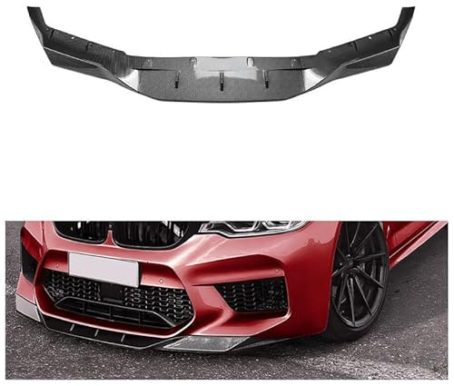 MJGALEI Auto Frontspoiler, für BMW 5 Series M5 F90 2018-2020 Frontstoßstange Kit Spoiler Lıp, Auto Frontlippe Lippen Flügel Exterieur Zubehör,B/Carbon Fiber Pattern