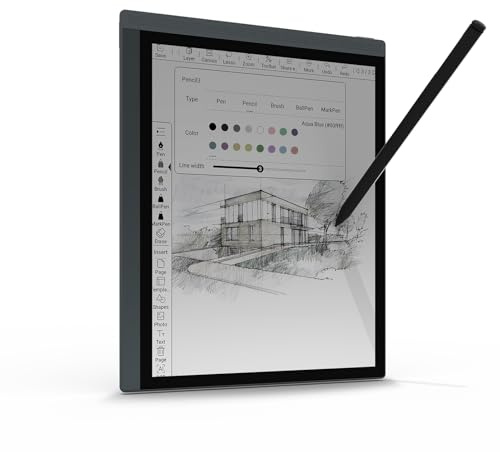 Bigme B1051C Tablette de Prise de Notes ePaper à 5,5 mm d'épaisseur, 6G RAM + 128G ROM, écran Tactile avec Appareil Photo 5 MP et Stylet numérique Couleur E-Ink Liseuses de 10,3 Pouces