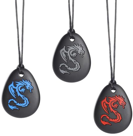 TenaLucy 3 Stück kaukette für kinder,Sensory Kauen Halskette Silikon Beissring Silikon Beißring für Baby Anhänger Kauen Anhänger beißkette,für Kinder mit ADHS Autismus hilfsmittel Zahnen Beißende