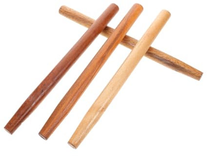 Toddmomy 4 Pcs Wooden Handle Replacement for Axes Hoes Sledgehammers Ergonomic Handle for Comfortable Efficient Use