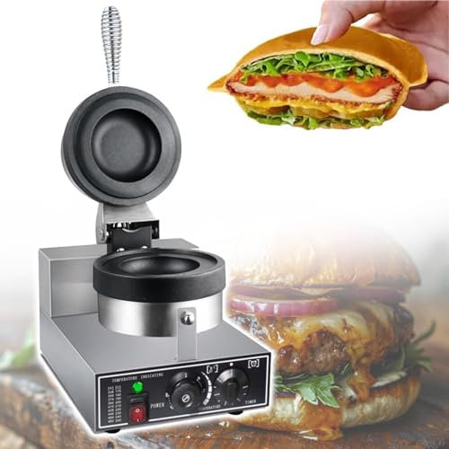 Hamburger Burger Machine Macchina elettrica per hamburger, macchina per gelato, stampo per hamburger, pressa per hamburger professionale per uso domestico, macchina per hamburger antiaderent