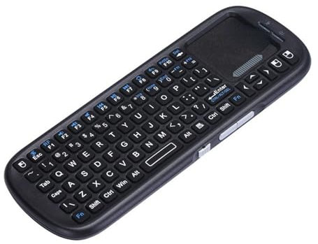 Klaisy 2 en 1 Petit Clavier sans Fil Clavier Souris Bluetooth-Compatible Rechargeable pour PC Gaming Office Streaming