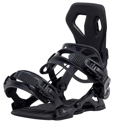 SP Bindings Snowboard Bindung Core Black | Größe S | Farbe: Schwarz | Patentiertes FASTEC System | Hybrid mit Fast Entry + Strap in | Performance + Comfort | Für Damen & Herren