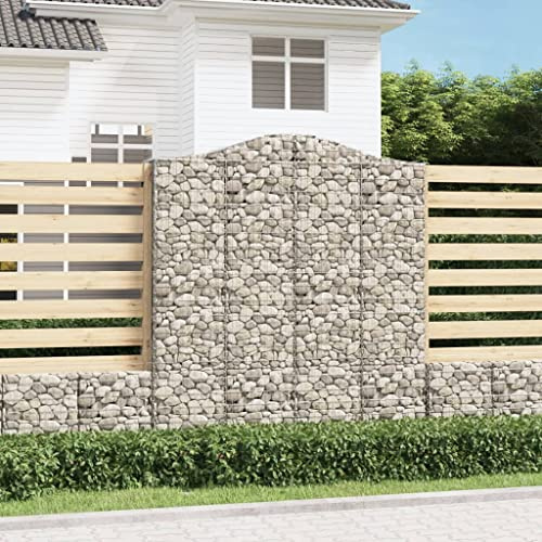 Robusto cesti per gabbioni in ferro zincato da 3,5 mm come barriera da giardino fonoassorbente e pareti decorative per patio e cortile