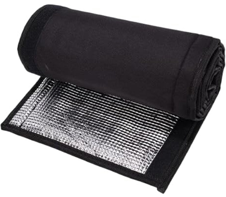 Boîtier Isolant Pour Tuyaux AC | Gaine De Tuyauterie 3 Couches UV Résistant | Isolation Pour Tubes Oxford 600D Cuivre 183x25 cm,Pour Câbles Électriques Hiver Gouttière Bâtiment Courant D'air Gouttière