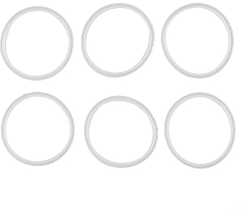 Solaughguy Silikon Deckeldichtung Ersatzdichtung für Trinkflaschen - 6er Pack wasserdicht, spülmaschinenfeste Dichtung für Ring kompatibel mit nachfüllbaren Squeeze Bottle Serie