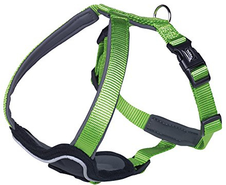 Nobby Komfort Geschirr Classic Preno, grün/grün L: 50-60 cm, B: 30 mm, 1 Stück