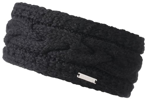 GIESSWEIN Headband Stirnberg - Warmes Merino Damen Stirnband, Winter Strick Haarband, Ohrenwärmer Frauen, Breites Kopfband mit Fleece Innenfutter