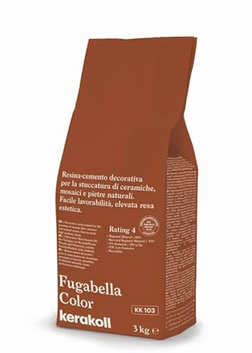 Masilla para juntas Kerakoll Fugabella KK 103 rojo cobre 3 kg