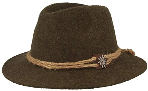Breiter Original Herren Trachtenhut Filzhut Wanderhut Tiroler-Art