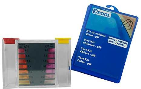 well2wellness® Pooltester Mini Tester Chlor/pH mit je 10 Testtabletten