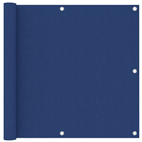 HOMIUSE 90x400 cm Balkon Sichtschutz Garten Sichtschutz Terrasse Balkon Regenschutz Privacy Balkonverkleidung Windschutz Balkon Balcony Privacy Screen Blau