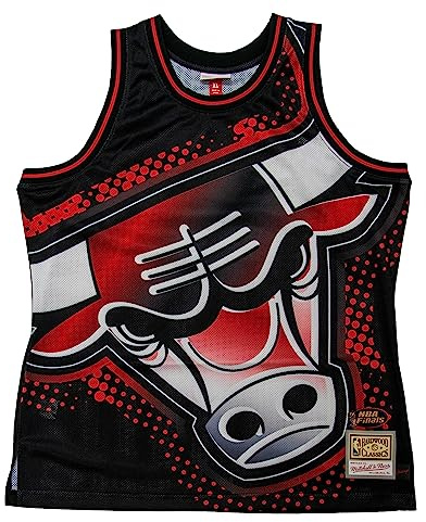 Mitchell & Ness NBA Big Face 7.0 Fashion Tank - Chicago Bulls, L