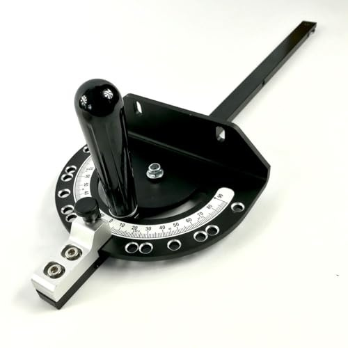 Tope-guía angular de acero para ranuras de 19 mm - ajuste de holgura