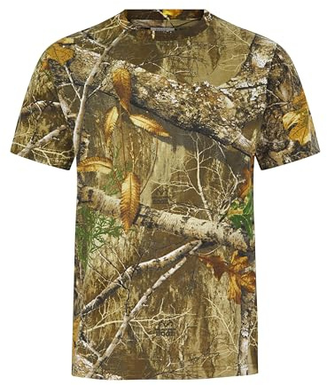 LABEL APPAREL Men's Jungle Print T-Shirt - Crew Neck Short Sleeve Tee - Stylish and Comfortable Casual Wear for Men (Size: S – 5XL)