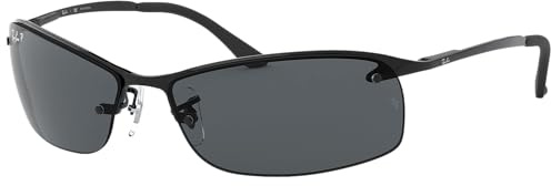 Ray-Ban Top Bar Original mit Care-Kit (Black | Darkgrey Polarized)