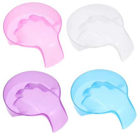 MERRYHAPY 4 Stück Handweiche Schale Pediküre Maniküre-handbad Hand Tränken Schalen Tablett Zum Einweichen Von Nägeln Nageldisplay Für Nageltechniker Salon-einweichschale Esmalte Plastik Pp