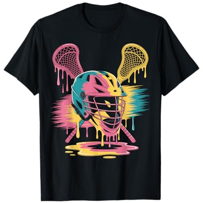 Lacrosse Drip Lax Helmet Ice Cream LAX Sticks girls woman T-Shirt