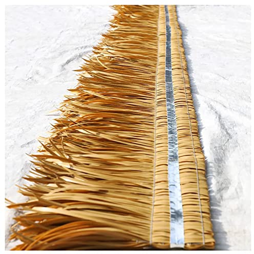 Künstliche Palmen-Stroh-Rollen für Outdoor-Dekoration, langlebig und natürlich aussehend, perfekt für Garten, Terrasse und Partyverschönerung