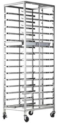 12-Tier Commercial Bun Pan Bakery Rack,Steel Racking Trolley Storage,Food Trays Racks Cooling Carts,for Home Kitchen,Load 300kg