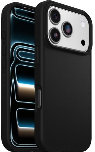 OtterBox React Series MagSafe skal för iPhone 17 Pro, stöttåligt, fallsäkert, supertunt, skyddande tunt skal, testad till militärstandard, Svart