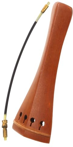 SUPVOX Saitenhalter für Violine aus Braunem Holz Geigensteg Ersatzteil Leicht und Langlebig für Professionelle Violinspieler und Geigenliebhaber Zufällige Farbe