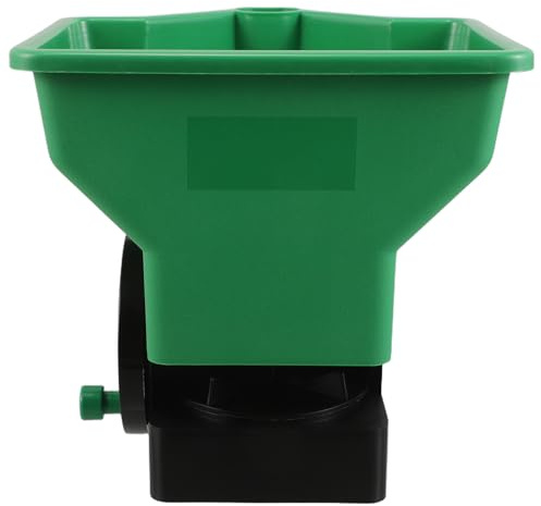 Artibetter Esparcidor Manual de Semillas Portátil Manivela Herramienta de Jardinería Práctica y Compacta Color Verde para Césped y Parcelas Pequeñas Adecuado para Siembra Precisa y